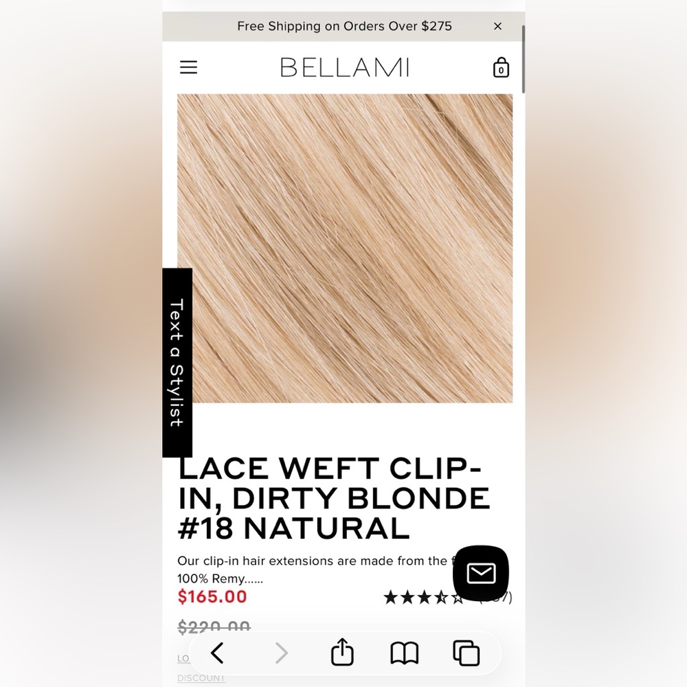 BELLAMI Dirty Blonde Hair Extensions